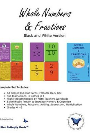 Cover of Whole Numbers & Fractions (Black/White Version)