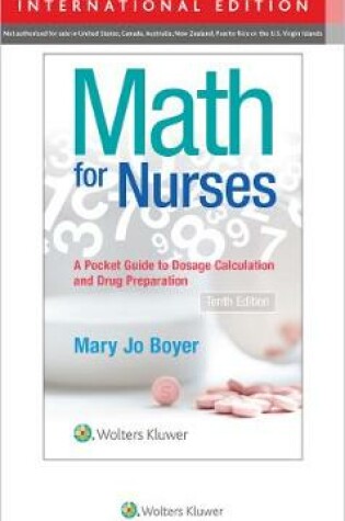 Cover of Math For Nurses