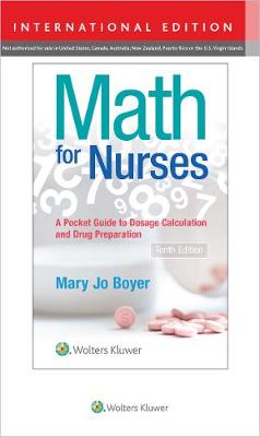 Cover of Math For Nurses