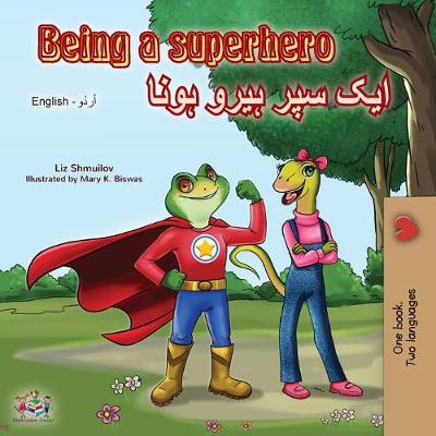 Book cover for Being a Superhero (English Urdu Bilingual Book)