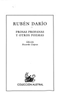Book cover for Prosas Profanas y Otros Poemas