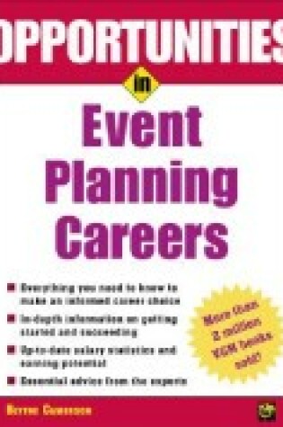 Cover of Opportunities in Event Planning