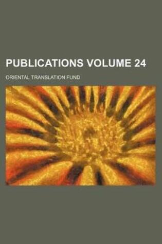 Cover of Publications Volume 24