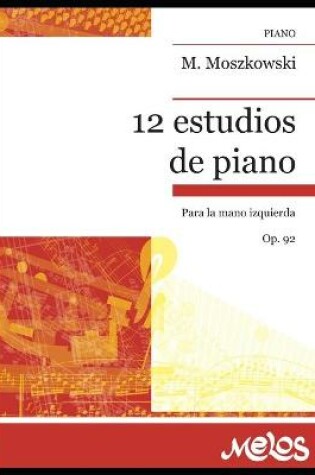 Cover of 12 Doce estudios de piano