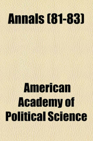 Cover of Annals (81-83)