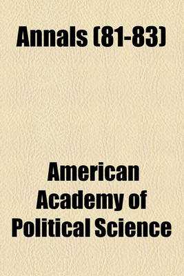 Book cover for Annals (81-83)