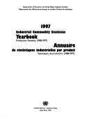 Book cover for 1997 Industrial Commodity Statistics Yearbook