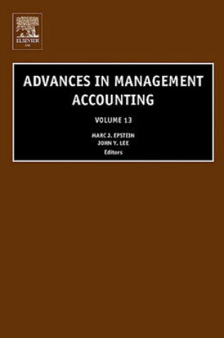 Cover of Advances in Management Accounting