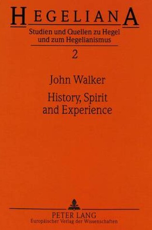 Cover of History, Spirit and Experience