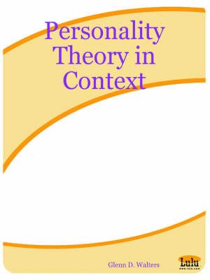 Book cover for Personality Theory in Context