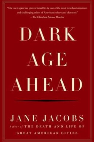 Cover of Dark Age Ahead