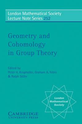 Book cover for Geometry and Cohomology in Group Theory