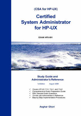 Book cover for Certified System Administrator for HP-UX