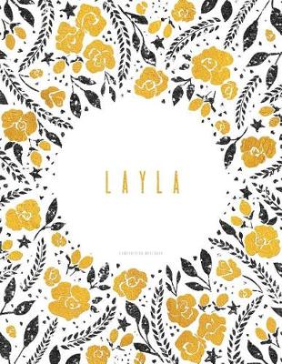 Book cover for Layla. Composition Notebook