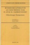 Book cover for Russische Literatur an der Wende vom 19. zum 20. Jahrhundert