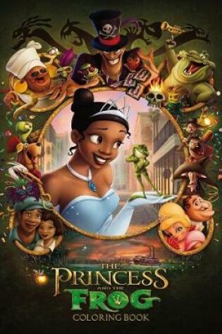 Cover of Princess and the Frog Coloring Book