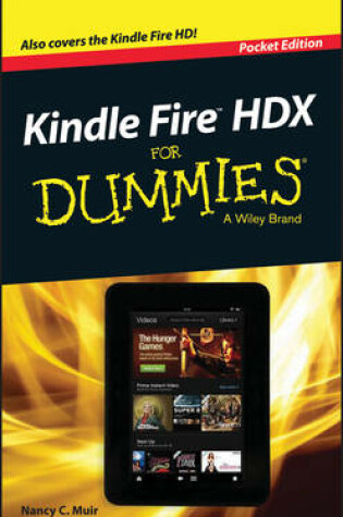 Cover of Kindle Fire Hdx for Dummies, Pocket Edition