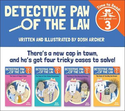 Book cover for Detective Paw of the Law Set (Detective Paw of the Law: Time to Read, Level 3)