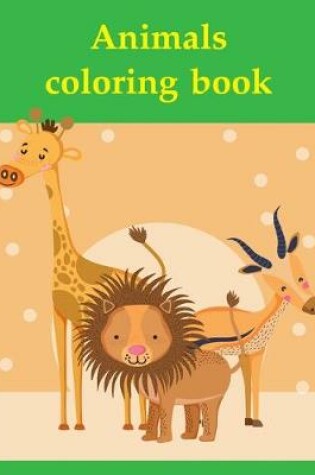 Cover of Animals coloring book