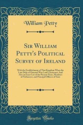 Cover of Sir William Petty's Political Survey of Ireland