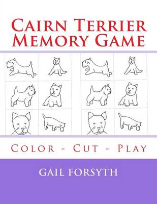 Book cover for Cairn Terrier Memory Game