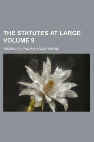 Cover of The Statutes at Large Volume 9