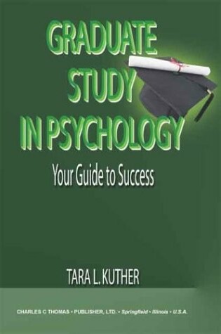 Cover of Graduate Study in Psychology