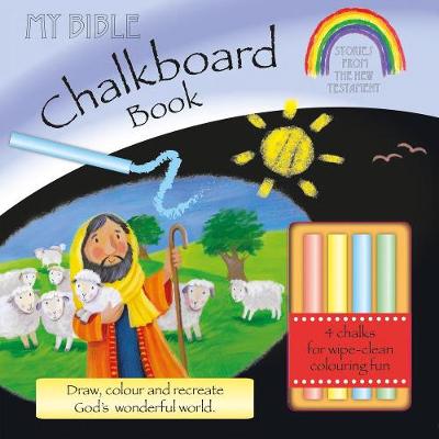 Book cover for My Bible Chalkboard Book: Stories from the New Testament (Incl. Chalk)