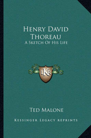 Cover of Henry David Thoreau