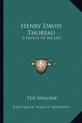 Book cover for Henry David Thoreau