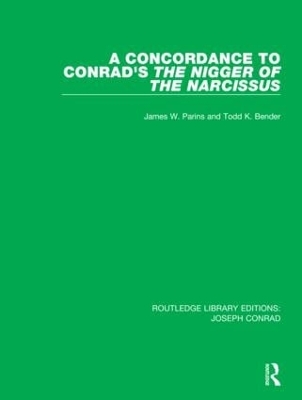 Cover of A Concordance to Conrad's The Nigger of the Narcissus