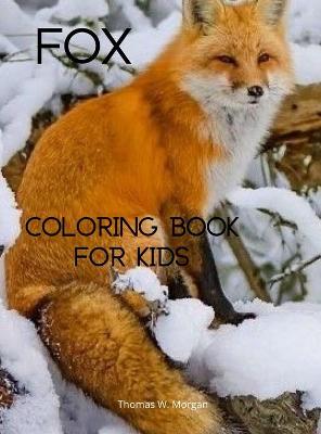 Book cover for Fox Coloring Book for Kids