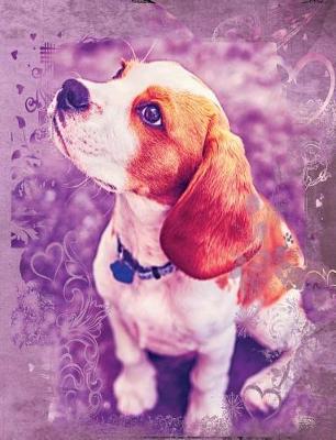 Book cover for Cute Beagle Dog Composition Notebook, Blank Sketch Paper