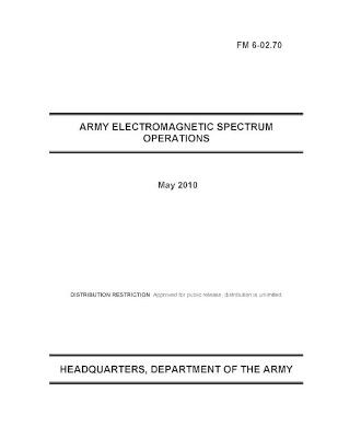 Book cover for FM 6-02.70 Army Electromagnetic Spectrum Operations