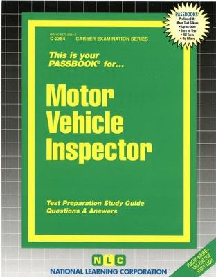 Book cover for Motor Vehicle Inspector