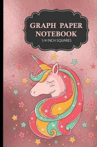 Cover of Graph Paper Notebook 1/4 Inch Squares