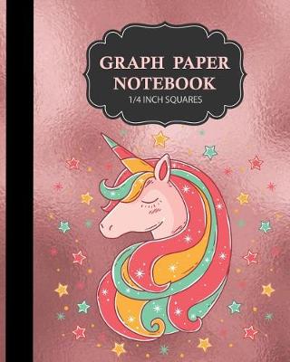 Cover of Graph Paper Notebook 1/4 Inch Squares