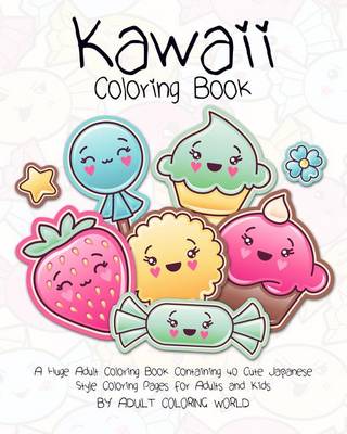 Book cover for Kawaii Coloring Book