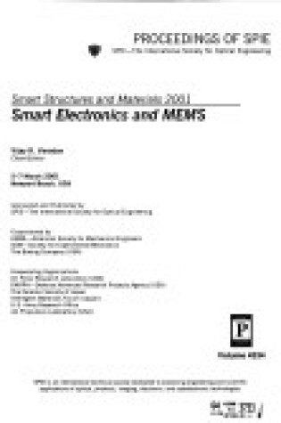 Cover of Smart Structures and Materials 2001