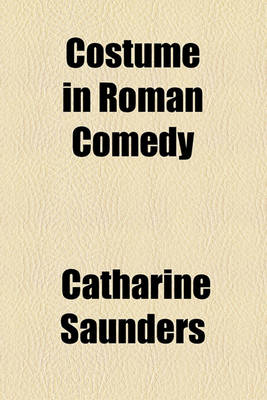 Book cover for Costume in Roman Comedy