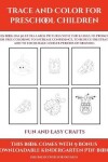 Book cover for Fun and Easy Crafts (Trace and Color for preschool children)