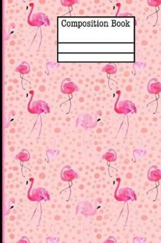 Cover of Flamingo Composition Notebook - 4x4 Quad Ruled