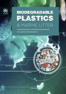 Book cover for Biodegradable plastics & marine litter