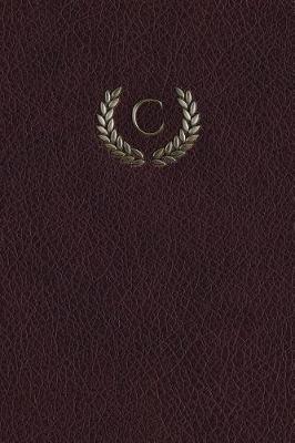 Book cover for Monogram "c" Any Day Planner Journal