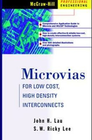 Cover of Microvias: For Low Cost, High Density Interconnects