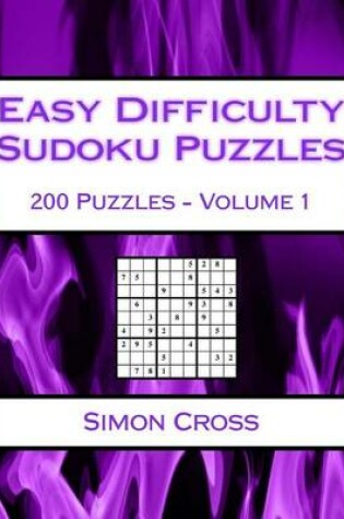 Cover of Easy Difficulty Sudoku Puzzles Volume 1