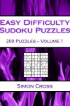 Book cover for Easy Difficulty Sudoku Puzzles Volume 1