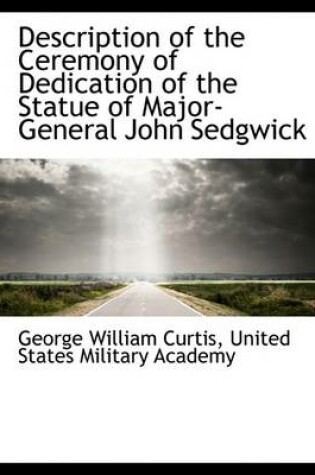 Cover of Description of the Ceremony of Dedication of the Statue of Major-General John Sedgwick