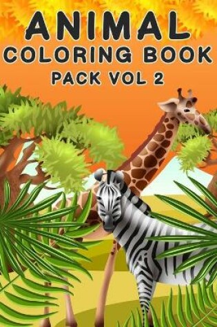 Cover of Animal Coloring Book Pack Vol 2