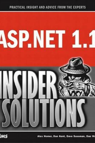 Cover of ASP.Net 1.1 Insider Solutions